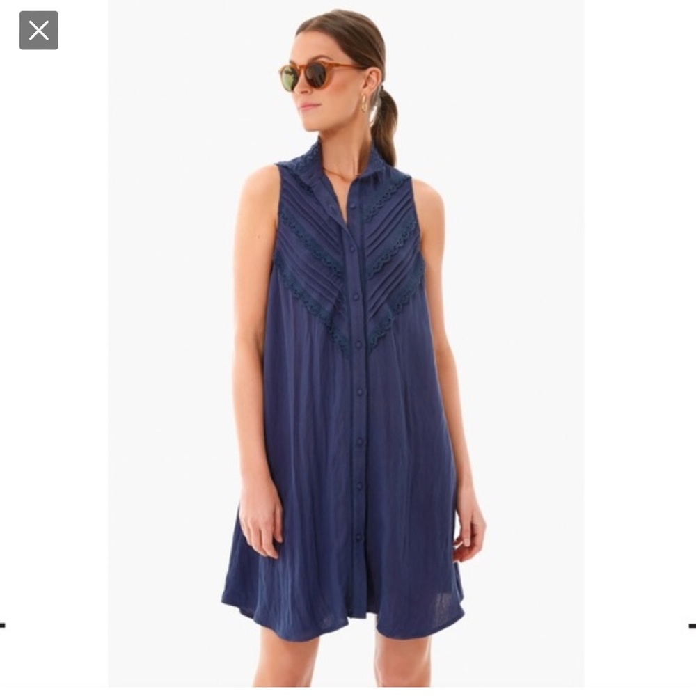 TUCKERNUCK | Pomander Place Dutton ShirtDress Navy XS